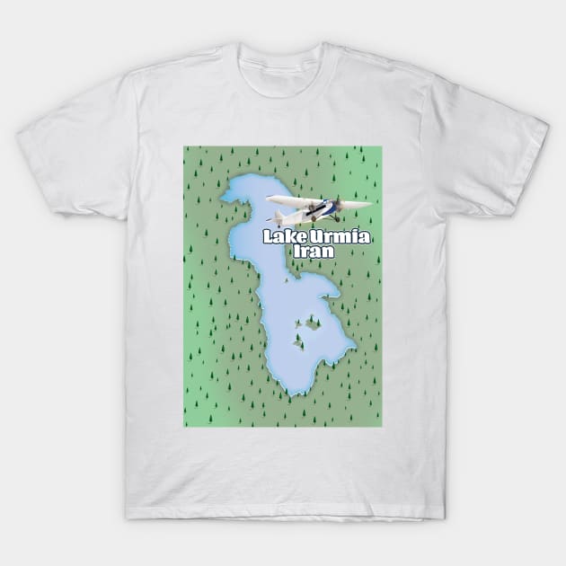 Lake Urmia Iran T-Shirt by nickemporium1